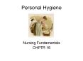 Personal Hygiene PowerPoint PPT Presentation