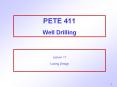 PETE 411 Well Drilling PowerPoint PPT Presentation