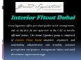 Fabulous Interior and Architects Fitouts Services in UAE PowerPoint PPT Presentation