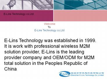 3G / 4G LTE Router and modem Manufacturer - E-Lins