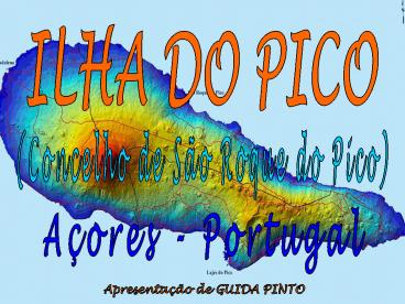 Ilha do Pico III - Concelho de S