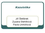 Kazuistika
