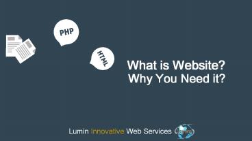 What is website? Why You Need it?
