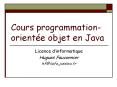Cours programmation-orient PowerPoint PPT Presentation