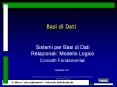 Basi di Dati PowerPoint PPT Presentation