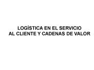 servicio al Cliente Logistica