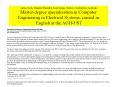 Antoni Ciesla, Zbigniew Hanzelka, Jacek Nalepa, Tadeusz Orzechowski, Jan Rusek Master-degree specialization in Computer Engineering in Electrical Systems, carried in English at the AGH-UST PowerPoint PPT Presentation