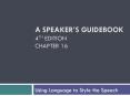 A SPEAKER PowerPoint PPT Presentation