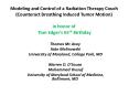 Modeling and Control of a Radiation Therapy Couch (Counteract Breathing Induced Tumor Motion) in honor of Tom Edgar PowerPoint PPT Presentation