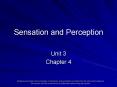 Sensation and Perception PowerPoint PPT Presentation