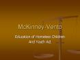 McKinney-Vento PowerPoint PPT Presentation