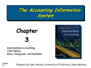 The Accounting Information System