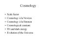 Cosmology PowerPoint PPT Presentation