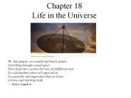 Chapter 18 Life in the Universe