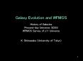 Galaxy Evolution and WFMOS PowerPoint PPT Presentation