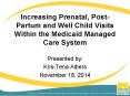 Increasing Prenatal, Post-Partum and Well Child Visits Within the Medicaid Managed Care System PowerPoint PPT Presentation