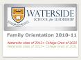Family Orientation 2010-11 PowerPoint PPT Presentation