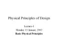 Physical Principles of Design PowerPoint PPT Presentation