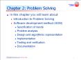 Chapter 2: Problem Solving PowerPoint PPT Presentation