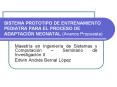 SISTEMA PROTOTIPO DE ENTRENAMIENTO PEDIATRA PARA EL PROCESO DE ADAPTACI PowerPoint PPT Presentation