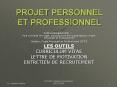 PROJET PERSONNEL ET PROFESSIONNEL PowerPoint PPT Presentation