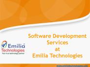 Software Development Services at Emilia Technologies