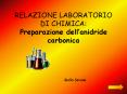 RELAZIONE LABORATORIO DI CHIMICA: Preparazione dell PowerPoint PPT Presentation