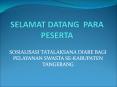 SELAMAT DATANG PARA PESERTA PowerPoint PPT Presentation