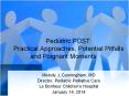 Pediatric POST: Practical Approaches, Potential Pitfalls and Poignant Moments PowerPoint PPT Presentation