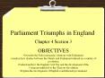 Parliament Triumphs in England PowerPoint PPT Presentation