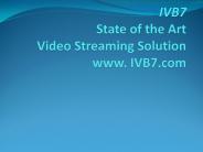 Video Streaming Equipment