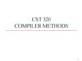 CST 320 Compiler Methods PowerPoint PPT Presentation