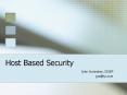Host Based Security PowerPoint PPT Presentation