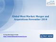 JSB Market Research : Global Meat Market: Merger and Acquisitions November 2014 PowerPoint PPT Presentation