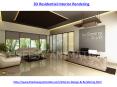 3D Interior Rendering Commercial And Residential PowerPoint PPT Presentation