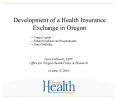Development of a Health Insurance Exchange in Oregon PowerPoint PPT Presentation