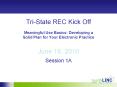 Tri-State REC Kick Off Meaningful Use Basics: Developing a Solid Plan for Your Electronic Practice  June 18, 2010 PowerPoint PPT Presentation