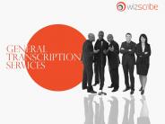 WizScribe General Transcription Services