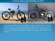 Custom Motor Bike Builder in USA
