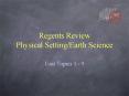 Regents Review Physical Setting/Earth Science PowerPoint PPT Presentation