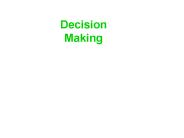 Decision Making