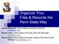 Organize Your Files PowerPoint PPT Presentation