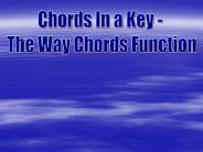 Chords In a Key -