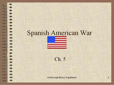Spanish American War