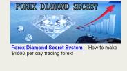 Forex Diamond Secret