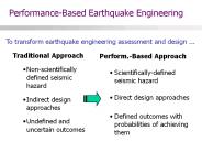 Instrumentation needs for PBEE