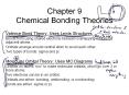 Chapter 9 Chemical Bonding Theories PowerPoint PPT Presentation