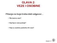 GLAVA 2: VEZE I OSOBINE