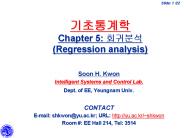 ????? Chapter 5: ???? (Regression analysis)