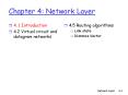 Chapter 4: Network Layer PowerPoint PPT Presentation